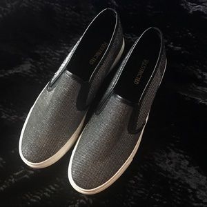 Restricted Slip On Glitter Sneaker